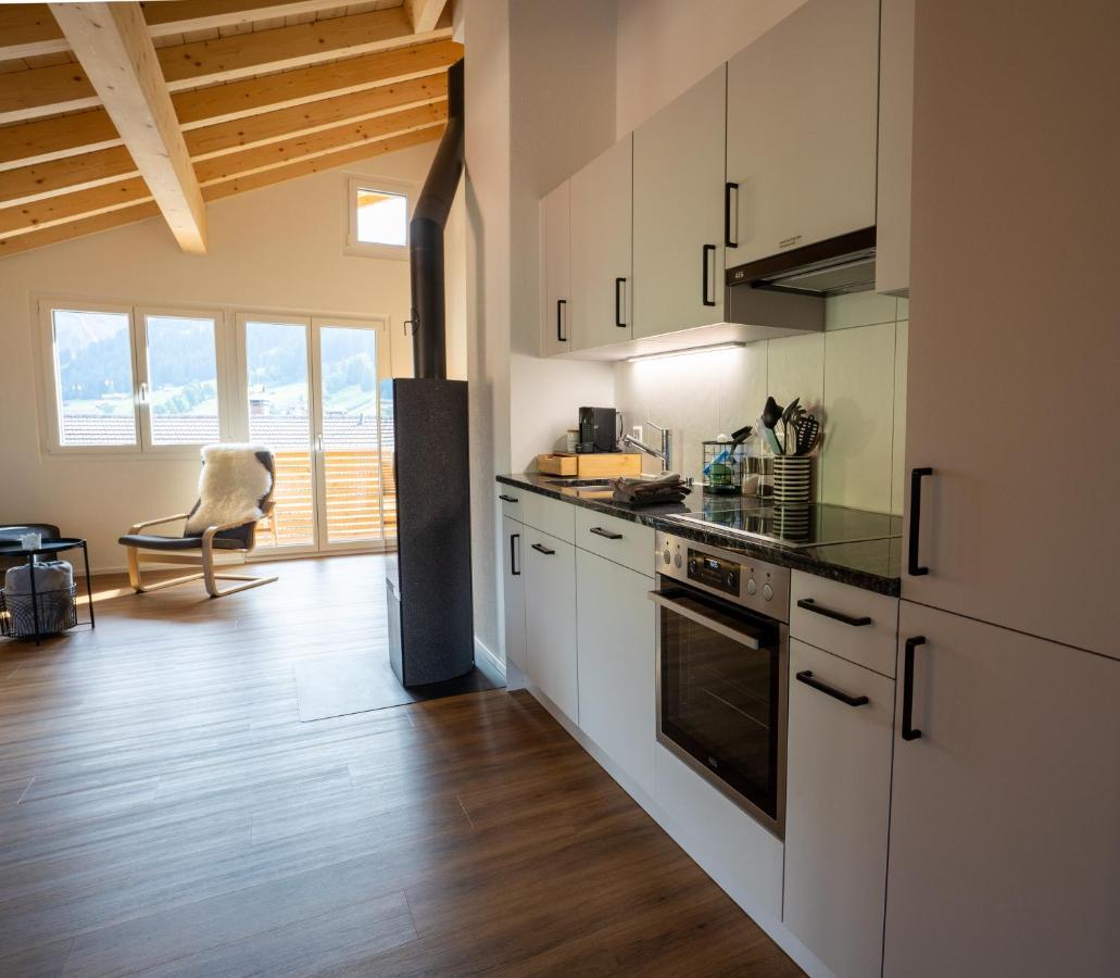 Chuenislodge2- Zwei Balkone, Gemuetlicher Kamin, Top Aussicht Adelboden Zewnętrze zdjęcie