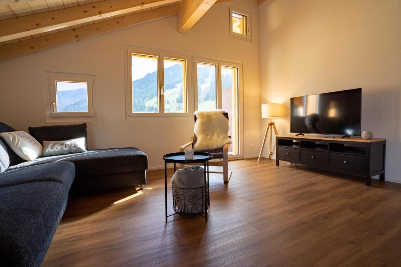 Chuenislodge2- Zwei Balkone, Gemuetlicher Kamin, Top Aussicht Adelboden Zewnętrze zdjęcie