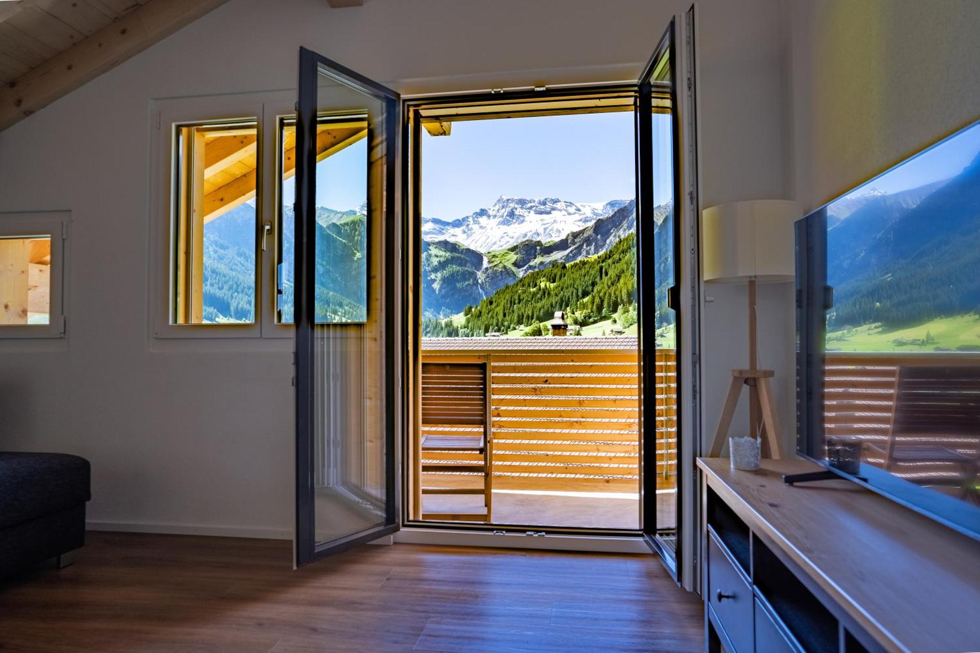 Chuenislodge2- Zwei Balkone, Gemuetlicher Kamin, Top Aussicht Adelboden Zewnętrze zdjęcie
